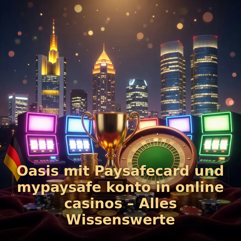 Oasis mit Paysafecard und mypaysafe konto in online casinos – Alles Wissenswerte
