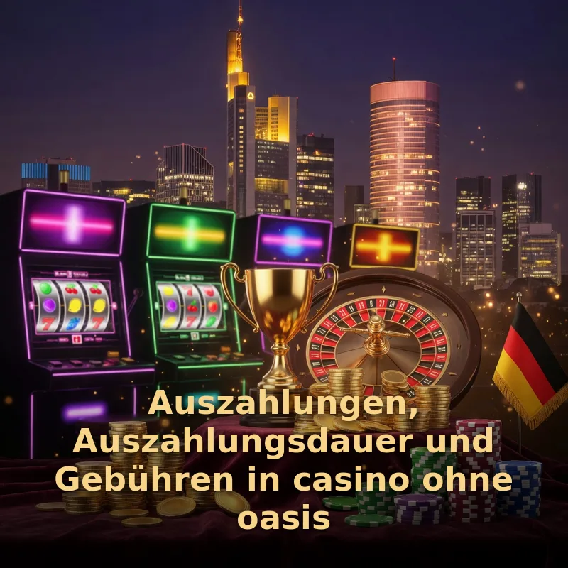 Auszahlungen, Auszahlungsdauer und Gebühren in casino ohne oasis
