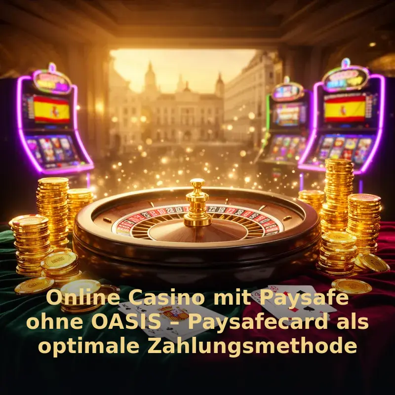 Online Casino mit Paysafe ohne OASIS – Paysafecard als optimale Zahlungsmethode